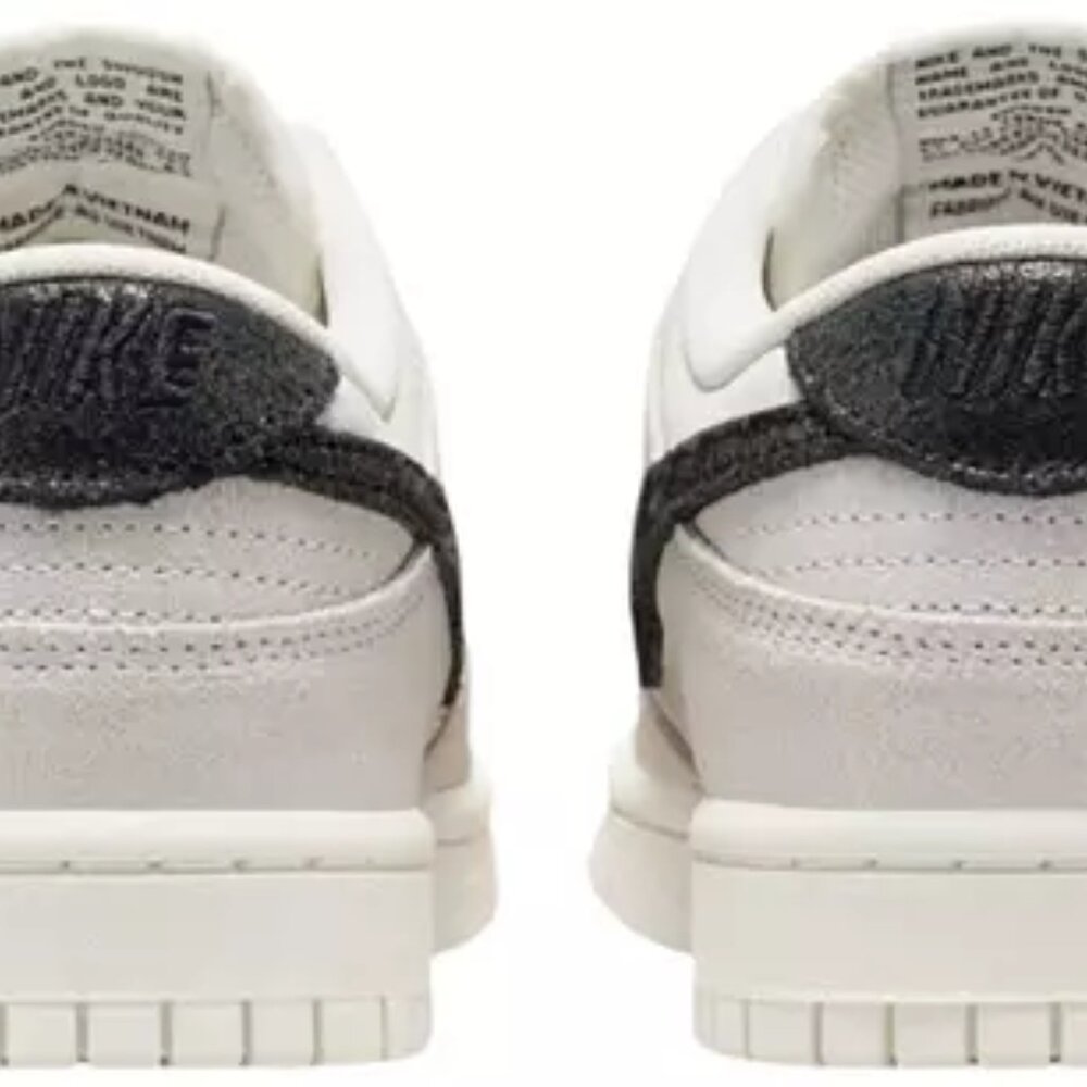 Nike Women's Dunk Low Shoes new Black Sparkle Color - Picture 5 of 7